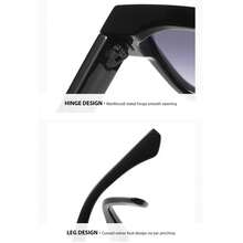 2026 New Fashion Square Frame Fashion Glasses, Leopard Print Large Frame Unisex Retro Accessories - Multicolor - View 8