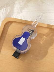 1Pc Fun Violin Hair Clip, Perfect For Daily & Party, Fashion Outing Accessory - Multicolor - View 4