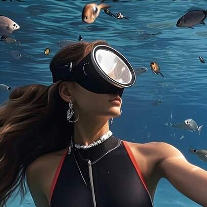 As A Professional, High-Performance Underwater Equipment, This Stainless Steel Tempered Glass Diving Mask Is An Ideal Choice For Personal Use And Gifting.