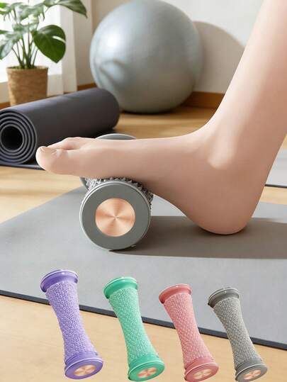 多功能足部按摩器，适用于徒步旅行、长时间穿高跟鞋、运动后足部瘙痒疼痛、上学、旅行和居家使用。这款按摩工具、足部按摩器、便携式足部按摩器可以按摩足部肌肉组织，缓解足跟疲劳，并可作为抗疲劳设备使用。瑜伽和健身配件。