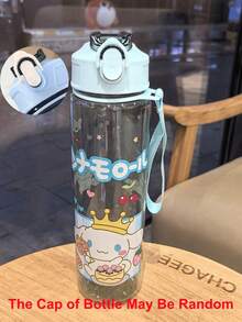 SANRIO 1个800毫升/27盎司卡通透明运动水壶，防漏，带弹出式壶盖，适用于健身、跑步、送礼、生日、户外活动、露营 - 彩色 - 查看 17