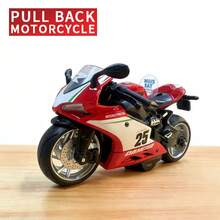 1:12 Scale Alloy Motorcycle Model, Children's Toy Motorcycle, Decorative Scooter Model, Birthday Gift For Boys - Multicolor - View 15
