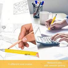 1pc Lightweight Multi-Functional Tool Pen, Slim Design, Portable And Easy To Carry, Can Be Placed In Pocket, Pencil Case, Handbag, Backpack - Multicolor - View 2