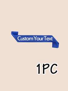 Custom Text Birthday Sash, Personalized Bride Sash For Bachelorette Party, Customized Mom To Be Sash, Sweet 16 Sash, Retirement Sash, Satin Belt For Weddings And Pageants, Graduation Sash - Style a - View 11