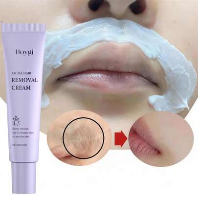 Facial Hair Removal Cream Gentle Daily Face Care Cleansing Moisturizing Smooth Skin