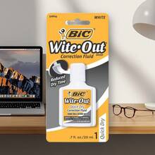 BIC Wite-Out Correction Fluid, 0.7oz: White Liquid Correction For Office & Art, Single Pack - 1 - View 4