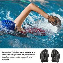 2pcs/Set Professional & Practical Silicone Hand Paddles, Economical Swimming Training Equipment, Suitable For Long-Term Training And Joint Health - Multicolor - View 6