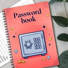 1pc Funny Spiral Password Notebook | For Home Or Office Password Management, Secure Design, Paper Material, English - A5 - View 5