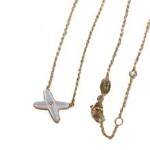 Women Tennis Necklace - 白金 - 查看 5
