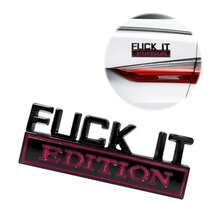It Edition Emblem For Car 3D Cool Badge Sticker Auto Fender Bumper Decal Metal Emblem Decal Exterior Vehicle Decor Replacement For Front Hood Trunk Laptop Window Black Rose - 蒙特內哥羅 - 查看 1