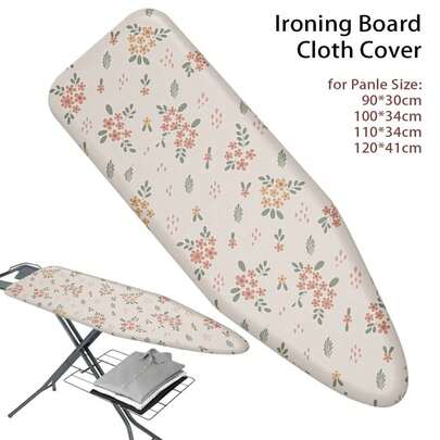 New Ironing Board Cover, Universal Thick Ironing Pad, Heat Resistant, Heavy Duty Laundry Supplies, Printed Thick Pad