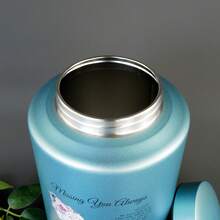 Up To 220 Lbs Cardinal Large Cremation Urns For Adult Human Ashes, Decorative Funeral Keepsake Memorial Urn For Male Female Women Man Mom Dad Ashes With Velvet Bag - 蝴蝶-1 - 查看 7