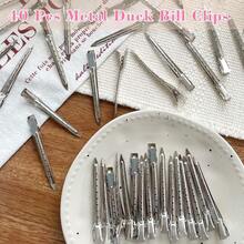 40 PCS 3.5 Inch Duck Billed Clips, Metal Alligator Curl Hair Clips With Holes Styling, Coloring, Thick Hair Rollers, Salon Use, Alligator Clips For Women For Thick Hair Hair, Silver - 巨蟹座 - 查看 8