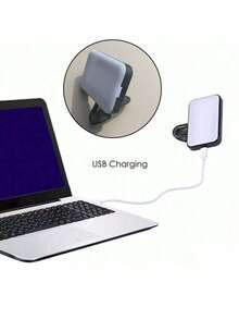 LED Selfie Fill Light With 3 Lighting Modes, Adjustable Brightness, USB Rechargeable, Portable Clip-On Design, Suitable For Smartphone Photography, Laptops, Tablets, Meetings, Makeup Fill Light - one-size - View 10