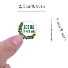 500 Stück Bibel Vers Aufkleber Rolle, für Wasserflaschen, Scrapbooking, Journaling, Laptops usw. als Partybevorzugungen, Geburtstagsdekoration Aufkleber Rolle, für Wände, Umschläge, Geburtstags- und Grußkarten - Zufälliger Stil - Übersicht 2