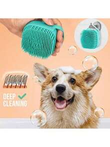 1 pieza Cepillo exfoliante de silicona suave, un eficaz instrumento de baño en el hogar para un suave frotado y masaje - Multicolor - Ver 2