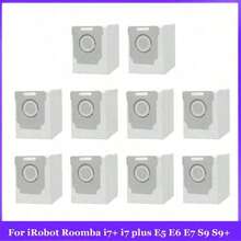 适用于 iRobot Roomba I7、I7+、I3、I3+、I1+、I4、I4+、I6、I6+、I8、I8+、J7、J7+、S9、S9+ 以及 I 系列、S 系列、J 系列机器人吸尘器的替换尘袋 - 查看 1