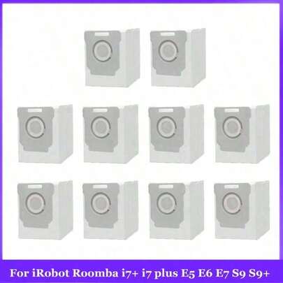 Replacement Dust Bags For IRobot Roomba I7, I7+, I3, I3+, I1+, I4, I4+, I6, I6+, I8, I8+, J7, J7+, S9, S9+ And I-Series, S-Series, J-Series Robotic Vacuums