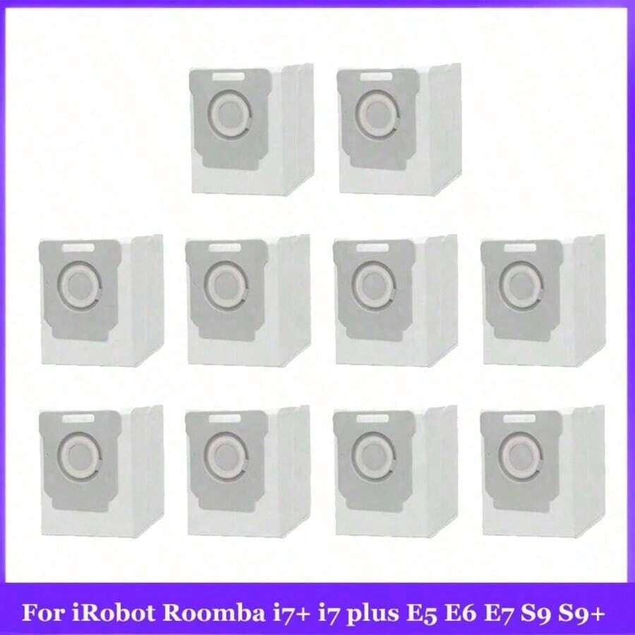 适用于 iRobot Roomba I7、I7+、I3、I3+、I1+、I4、I4+、I6、I6+、I8、I8+、J7、J7+、S9、S9+ 以及 I 系列、S 系列、J 系列机器人吸尘器的替换尘袋 - 查看 1