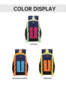 书包 笔记本电脑包 双肩包 单肩包 运动包 大学包 户外徒步露营运动背包 轻便可调节肩带 电脑包 大容量户外防水露营徒步书包 旅行包 夏季返校沙滩包 笔记本电脑包 运动生活男士黑色背包 徒步包 周末包 书包 学习用品 - 長方形 - 查看 6