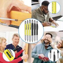 1pc Lightweight Multi-Functional Tool Pen, Slim Design, Portable And Easy To Carry, Can Be Placed In Pocket, Pencil Case, Handbag, Backpack - Multicolor - View 9