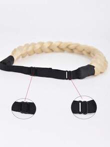 High Temperature Synthetic Braided Wig With Adjustable Braids, Including Fishtail Braid And Twisted Braid - Multicolor - View 6