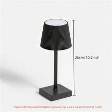 1pc Touch Sensor Wireless LED Desk Lamp, Modern Touch Control Table Lamp With USB Power, 3 Brightness Levels, Bedroom LED Light, Portable LED Desk Lamp, Suitable For Bedside, Indoor, Dining Room, Home, Office, Cafe, Living Room (800mAh) - USB - View 5