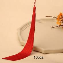 10pcs 30cm Extra Long Tassels, Clothing Accessories Curtain Tie-Back Decorative Trim For Cheongsam - 30cm Long Tassel - View 8