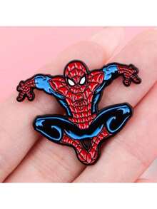 Marvel 1件装酷炫珐琅徽章英雄胸针背包领针女士胸针电影饰品角色扮演配件粉丝礼物玩具礼物圣诞装饰品 - 彩色 - 查看 6