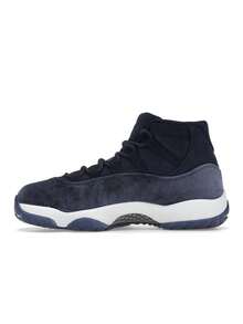 Air Jordan 11 Retro 'Midnight Navy Velvet' Blue Metallic-Silver White Sneakers Women AR0715-441 - 彩色 - 查看 5