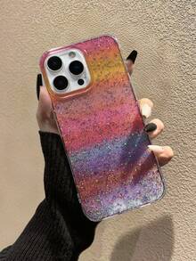 IMD 亮片渐变光泽保护手机壳，兼容 17 Pro/17 Air/17/17 Pro Max/16/11/16 Pro/16 Plus/16 Pro Max/16 e/15 Pro Max/13/14/12/XS/XR/7G/8P，亮片渐变光泽 15 Pro Max 手机壳，新款 14 防摔 13 男女通用 12/11 超薄磨砂 14 Pro Max/11/14/13/极简 15 软硅胶防摔手机保护壳 - 彩色 - 查看 2