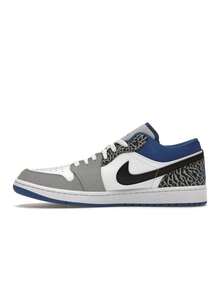 Air Jordan 1 Low SE 'True Blue' White Black Cement-Grey Dark-Marina-Blue Sneakers Men DM1199-140 - Nhiều màu - Xem 5