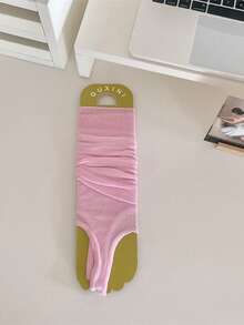 1 双女士轻便透气芭蕾舞风格纯色踝部腿套，休闲百搭，适合夏季或作为圣诞礼物 - 均碼 - 查看 10