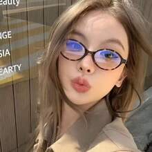 1pc Retro Y2K Leopard Print Sunglasses, Suitable For Parties, Gatherings, Gifts, Streetwear, Daily Wear, Driving, Vacation - Multicolor - View 2