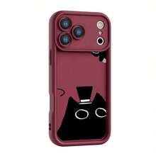 黒猫柄の電話ケース 
   17、16、15、14、13、12、11Plus、17 Pro、17 Pro Max、17 Air、17シリーズに適したソフトシェルフォンケース - 友人、愛する人、または自分自身を分けるへの完璧なクリスマスプレゼント - ブラック - チェックする 11
