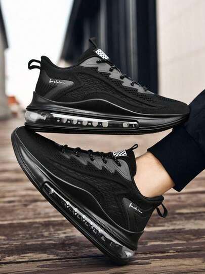 Zapatillas Deportivas para Hombre Suela de Aire Malla Transpirable Antideslizantes con Absorción de Impactos Ideal para Baloncesto y Actividades al Aire Libre