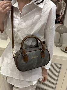 优雅时尚复古风多功能女包，2026新款，高端斜挎包 - 黑色 - 查看 7