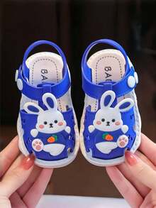 Korean Style Comfortable Girls' Sandals, Summer - Blue - View 3