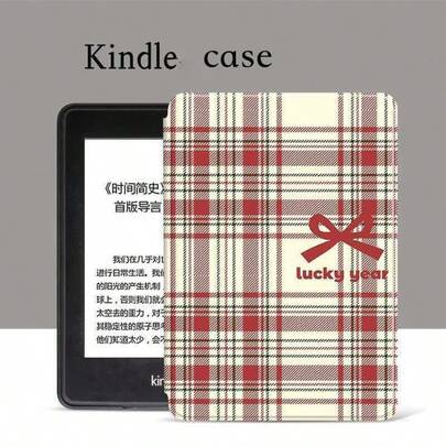Premium Universal Striped Bowknot Theme E-Reader Protective Case: Slim And Lightweight, Drop-Resistant And Durable, Convenient To Carry, And Features A Comprehensive Drop-Proof Design. Compatible With Various E-Reader Models, Ensuring Worry-Free Travel. Features A Delicate Touch, Comfortable Grip, And Exquisite Craftsmanship.
