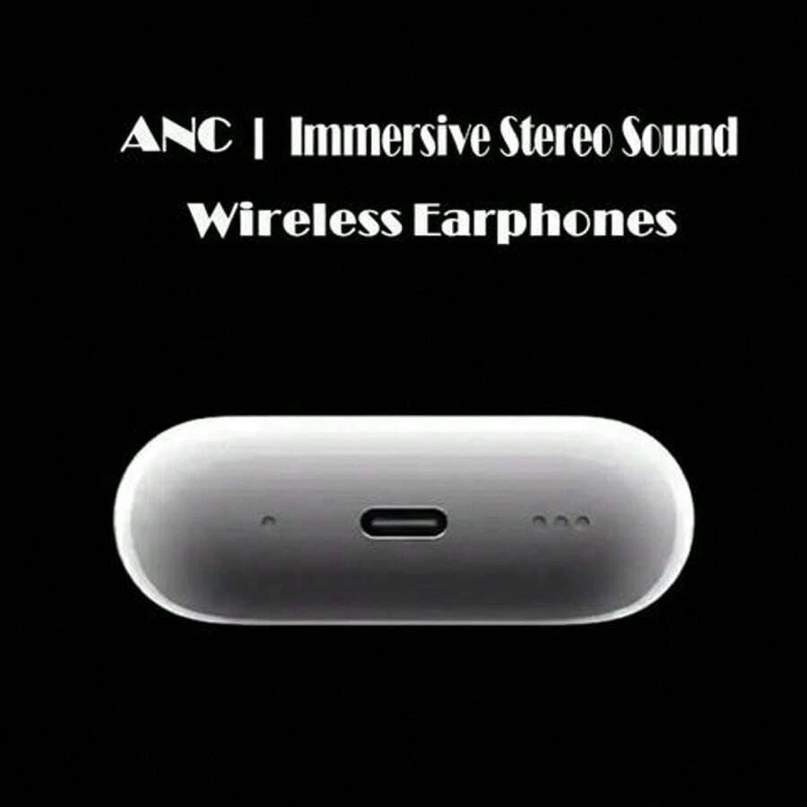无线耳机，具备深度主动降噪功能，兼容安卓和iOS系统，高保真音质，超低延迟，无缝音视频同步，超长续航 - 白色 - 查看 1