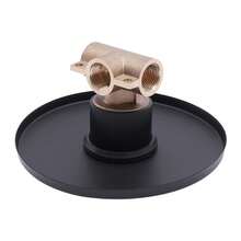 HOHOBLA Wall Mount Single Function Shower Faucet Control Valve Bath Mixer Bathroom Water Tap Hot & Cold Single Handle Tub Shower Valve Mixer Kit, Black - As Shown - View 4