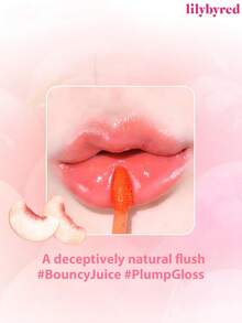 lilybyred K-Beauty Bloody Liar 塗層唇釉，亮澤唇彩，鮮豔多汁色調，糖漿般光澤，保濕，持久不暈染，不黏膩，輕盈，鏡面水感唇，豐唇效果，提亮光澤，口罩友善，無白膜，韓系彩妝 - 06 Rosy Strawberry - 查看 4
