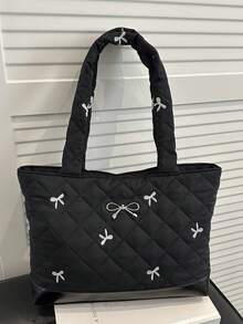 Large-Capacity Sweet And Cute Style Versatile Luxury Women's Bag From 2026 New Model High-End Crossbody Bag - Black - View 12