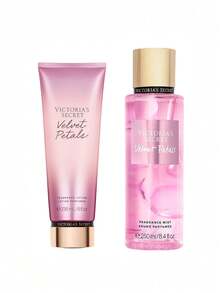 Victoria's Secret [Bundle] Velvet Petals Shimmer Body Lotion 236 Ml + Body Mist 250 Ml - Velvet Petals - View 1