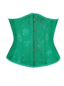 Corpete Bustier com Alça Removível e Sustentação de Arame para Mulheres, Adequado para Festa de Ano Novo, Dia dos Namorados, Feriados - Multicolorido - Visão 45