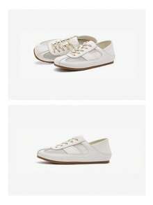 CAMEL CROWN 女士透气网面 Dexter 休闲运动鞋 - 白色 - 查看 7