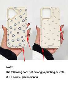 极简蝴蝶结花朵时尚手机壳 1 件装 极简蝴蝶结花朵手机壳，兼容 17/17 Air/17 Pro/17 Pro Max、16/16 Plus/16 Pro/16 Pro Max、15/15 Plus/15 Pro/15 Pro Max、14/14 Plus/14 Pro/14 Pro Max、13/13 Pro/13 Pro Max、12/12 Pro/12 Pro Max、11/11 Pro Max，时尚加厚全包保护套，春季生日礼物 - 彩色 - 查看 7