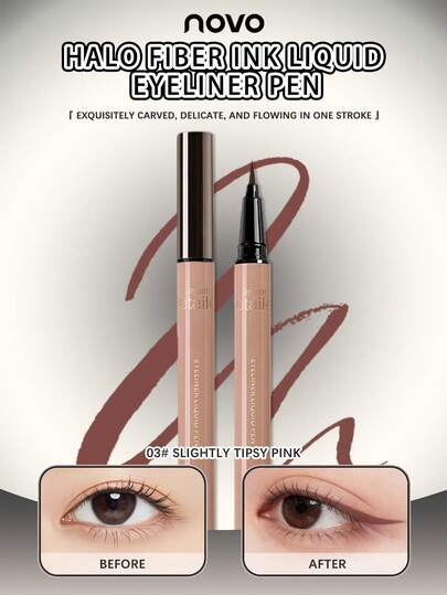 NOVO 防水眼线笔，细笔尖，持久不晕染，适用于下睫毛，适合日常、约会、新年妆容、学生妆容，性价比高，适合户外活动、早春、秋冬季节，是馈赠佳品。