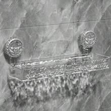 Suction Cup Wall Mounted Shelf, No-Drill, Damage-Free, Bathroom Vanity Storage Organizer - Multicolor - View 17