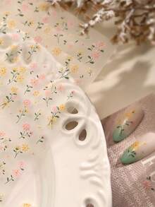 1 miếng dán móng tay họa tiết hoa cúc mùa xuân tối giản nhiều màu sắc với nơ, trang trí móng tay nổi 5D, thích hợp cho sử dụng hàng ngày, dự tiệc, đi vườn, dành cho nữ. - Nhiều màu - Xem 4